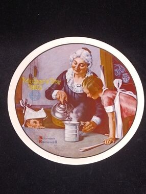 Norman Rockwell Mother's Day 1982 Collectors Plate